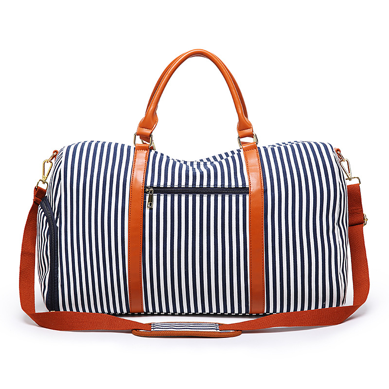 Stripe Travel Duffel Bag